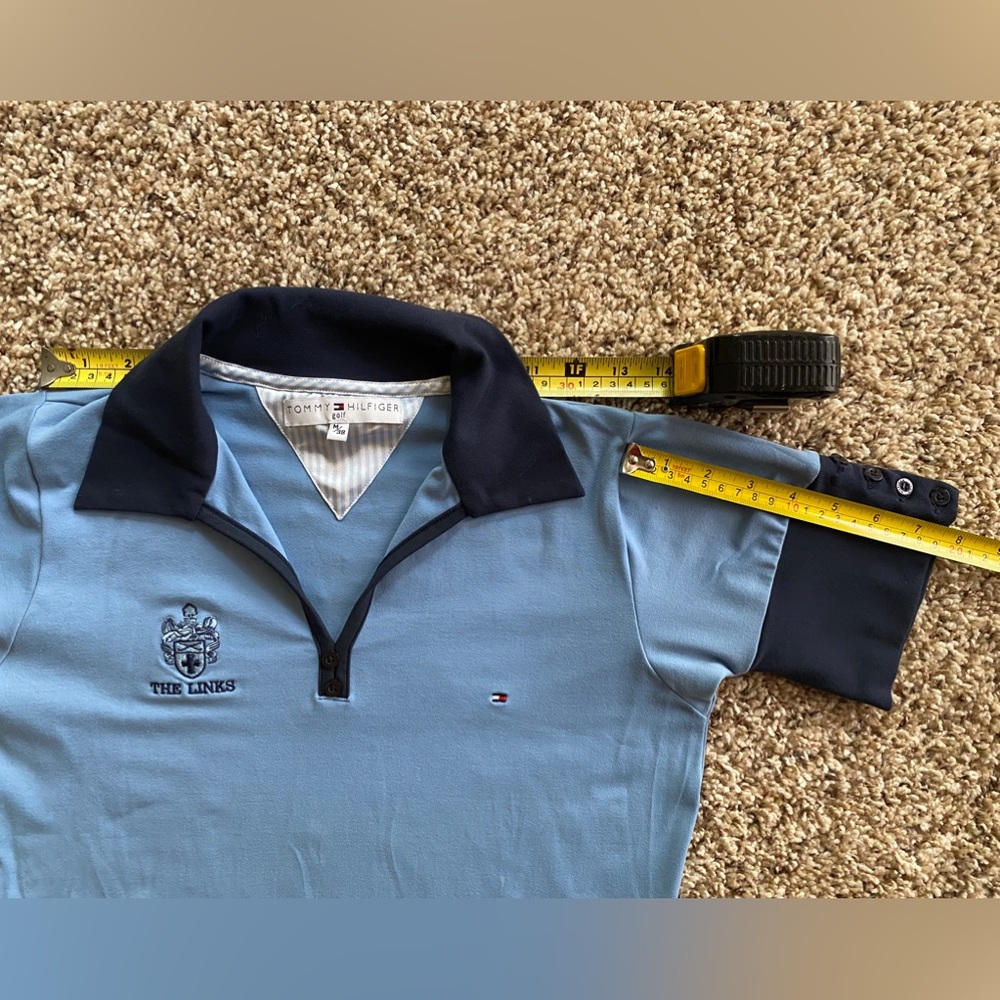 The Links at Fancourt polo shirt Tommy Hilfiger South Africa Golf blue size S - Picture 11 of 12